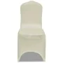 Elastische Stuhlhussen in Cremefarbe, 100 Stück von vidaXL, Abdeckungen - Ref: Foro24-274768, Preis: 260,71 €, Rabatt: %