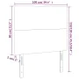 Kopfteile 2 Einheiten aus schwarzem Kunstleder 100x5x78/88 cm von vidaXL, Kopf- und Fußteile - Ref: Foro24-3116136, Preis: 50...