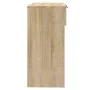 Mesa consola de madera contrachapada roble Sonoma 90x36x75 cm by vidaXL, Side tables - Ref: Foro24-811334, Price: 50,97 €, Di...
