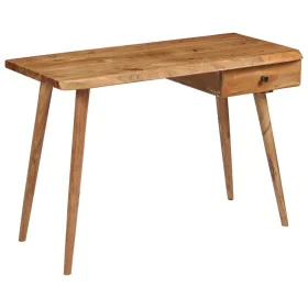 Solid acacia wood desk 110x50x76 cm by vidaXL, Desks - Ref: Foro24-245666, Price: 227,52 €, Discount: %