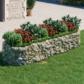 Gabionenbett aus verzinktem Eisen, 300 x 100 x 50 cm von vidaXL, Töpfe und Pflanzgefäße - Ref: Foro24-152041, Preis: 88,43 €,...