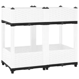Blumenbeet aus Polypropylen 80x40x71 cm von vidaXL, Töpfe und Pflanzgefäße - Ref: Foro24-153313, Preis: 60,91 €, Rabatt: %