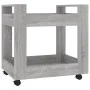 Carrito de escritorio contrachapada gris Sonoma 60x45x60 cm de vidaXL, Carros e islas - Ref: Foro24-816606, Precio: 44,09 €, ...
