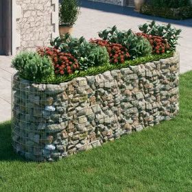 Gabionenbeet aus verzinktem Eisen 300x100x100 cm von vidaXL, Töpfe und Pflanzgefäße - Ref: Foro24-152046, Preis: 121,30 €, Ra...