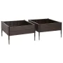 Gartenbett aus Polypropylen 120x120x20 cm von vidaXL, Töpfe und Pflanzgefäße - Ref: Foro24-153614, Preis: 62,87 €, Rabatt: %