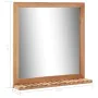 Massivholz Walnuss Badezimmerspiegel 60x12x62 cm von vidaXL, Spiegel - Ref: Foro24-247605, Preis: 56,40 €, Rabatt: %