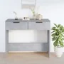 Concrete gray plywood console table 90x36x75 cm by vidaXL, Side tables - Ref: Foro24-811335, Price: 44,41 €, Discount: %
