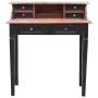 Escritorio con cajones madera maciza de caoba 90x50x101 cm de vidaXL, Escritorios - Ref: Foro24-283910, Precio: 312,58 €, Des...