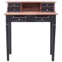 Escritorio con cajones madera maciza de caoba 90x50x101 cm de vidaXL, Escritorios - Ref: Foro24-283910, Precio: 312,58 €, Des...