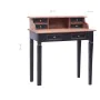 Escritorio con cajones madera maciza de caoba 90x50x101 cm de vidaXL, Escritorios - Ref: Foro24-283910, Precio: 312,58 €, Des...