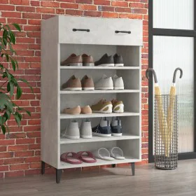 Concrete gray plywood shoe rack furniture 60x35x105 cm by vidaXL, Shoe racks and shoe organizers - Ref: Foro24-812793, Price:...