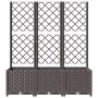 Pflanzkübel mit Gitter PP braun 120x40x136 cm von vidaXL, Töpfe und Pflanzgefäße - Ref: Foro24-318263, Preis: 127,50 €, Rabat...