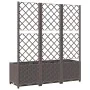 Pflanzkübel mit Gitter PP braun 120x40x136 cm von vidaXL, Töpfe und Pflanzgefäße - Ref: Foro24-318263, Preis: 127,50 €, Rabat...