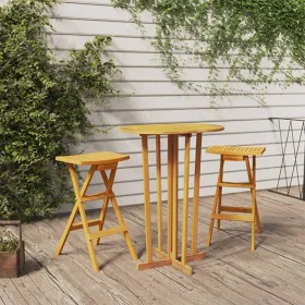Klappbarer Teakholz-Bar-Tisch 90x65x105 cm von vidaXL, Gartentische - Ref: Foro24-319149, Preis: 209,63 €, Rabatt: %