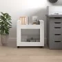 Carrito de escritorio contrachapada blanco brillo 60x45x60 cm de vidaXL, Carros e islas - Ref: Foro24-816602, Precio: 39,86 €...