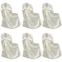 Set of 6 cream colored covers for chairs, banquets and weddings by vidaXL, Covers - Ref: Foro24-241185, Price: 38,90 €, Disco...