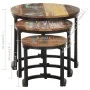 Side tables 3 pieces solid recycled wood by vidaXL, Side tables - Ref: Foro24-320688, Price: 96,63 €, Discount: %