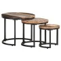 Side tables 3 pieces solid recycled wood by vidaXL, Side tables - Ref: Foro24-320688, Price: 96,63 €, Discount: %