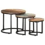 Side tables 3 pieces solid recycled wood by vidaXL, Side tables - Ref: Foro24-320688, Price: 96,63 €, Discount: %