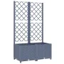 Pflanzgefäß mit Gitter PP dunkelgrau 80x40x136 cm von vidaXL, Töpfe und Pflanzgefäße - Ref: Foro24-318251, Preis: 65,44 €, Ra...