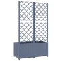 Pflanzgefäß mit Gitter PP dunkelgrau 80x40x136 cm von vidaXL, Töpfe und Pflanzgefäße - Ref: Foro24-318251, Preis: 65,44 €, Ra...