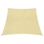 Beige HDPE sail awning 160 g/m² 4/5x3 m by vidaXL, Umbrellas - Ref: Foro24-311160, Price: 47,14 €, Discount: %