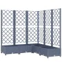Pflanzgefäß mit blaugrauem PP-Gitter 120x120x121,5 cm von vidaXL, Töpfe und Pflanzgefäße - Ref: Foro24-318256, Preis: 120,70 ...