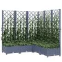 Pflanzgefäß mit blaugrauem PP-Gitter 120x120x121,5 cm von vidaXL, Töpfe und Pflanzgefäße - Ref: Foro24-318256, Preis: 120,70 ...
