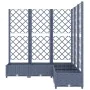Pflanzgefäß mit blaugrauem PP-Gitter 120x120x121,5 cm von vidaXL, Töpfe und Pflanzgefäße - Ref: Foro24-318256, Preis: 120,70 ...