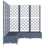 Pflanzgefäß mit blaugrauem PP-Gitter 120x120x121,5 cm von vidaXL, Töpfe und Pflanzgefäße - Ref: Foro24-318256, Preis: 120,70 ...