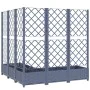 Pflanzgefäß mit blaugrauem PP-Gitter 120x120x121,5 cm von vidaXL, Töpfe und Pflanzgefäße - Ref: Foro24-318256, Preis: 120,70 ...