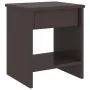 Mesitas de noche madera maciza de pino marrón oscuro 35x30x40cm de vidaXL, Mesitas de noche - Ref: Foro24-322224, Precio: 46,...