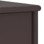 Mesitas de noche madera maciza de pino marrón oscuro 35x30x40cm de vidaXL, Mesitas de noche - Ref: Foro24-322224, Precio: 46,...