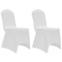 Funda de silla elástica 12 unidades blanca von vidaXL, Abdeckungen - Ref: Foro24-279090, Preis: 44,53 €, Rabatt: %