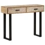Solid mango wood console table 100x30x75 cm by vidaXL, Side tables - Ref: Foro24-320823, Price: 138,62 €, Discount: %