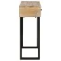 Solid mango wood console table 100x30x75 cm by vidaXL, Side tables - Ref: Foro24-320823, Price: 138,62 €, Discount: %