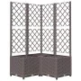 Pflanzgefäß mit braunem PP-Gitter 80x80x136 cm von vidaXL, Töpfe und Pflanzgefäße - Ref: Foro24-318265, Preis: 109,19 €, Raba...