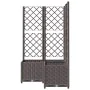 Pflanzgefäß mit braunem PP-Gitter 80x80x136 cm von vidaXL, Töpfe und Pflanzgefäße - Ref: Foro24-318265, Preis: 109,19 €, Raba...