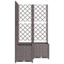 Pflanzgefäß mit braunem PP-Gitter 80x80x136 cm von vidaXL, Töpfe und Pflanzgefäße - Ref: Foro24-318265, Preis: 109,19 €, Raba...
