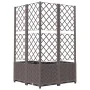 Pflanzgefäß mit braunem PP-Gitter 80x80x136 cm von vidaXL, Töpfe und Pflanzgefäße - Ref: Foro24-318265, Preis: 109,19 €, Raba...