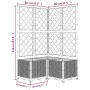 Pflanzgefäß mit braunem PP-Gitter 80x80x136 cm von vidaXL, Töpfe und Pflanzgefäße - Ref: Foro24-318265, Preis: 109,19 €, Raba...
