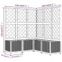 Planter with trellis PP dark gray 120x120x136 cm by vidaXL, Pots and planters - Ref: Foro24-318257, Price: 137,93 €, Discount: %