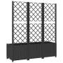 Pflanzgefäß mit schwarzem PP-Gitter 120x40x136 cm von vidaXL, Töpfe und Pflanzgefäße - Ref: Foro24-318273, Preis: 179,85 €, R...