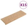 Treppenstufenmatten 15 Stück Gold 65x21x4 cm von vidaXL, Treppenmatten - Ref: Foro24-326202, Preis: 80,89 €, Rabatt: %