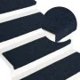 Stufenmatte 15 Stück blauer gestanzter Stoff 65x21x4 cm von vidaXL, Treppenmatten - Ref: Foro24-326191, Preis: 47,31 €, Rabat...