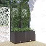 Planter with black PP trellis 80x40x136 cm by vidaXL, Pots and planters - Ref: Foro24-318271, Price: 89,25 €, Discount: %