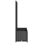 Planter with black PP trellis 80x40x136 cm by vidaXL, Pots and planters - Ref: Foro24-318271, Price: 89,25 €, Discount: %