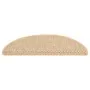 Selbstklebende Sisal-Stufenmatte 15 Stück beige 56x17x3 cm von vidaXL, Treppenmatten - Ref: Foro24-326868, Preis: 82,13 €, Ra...