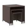 Stackable tables 3 pieces synthetic brown rattan by vidaXL, Side tables - Ref: Foro24-319413, Price: 57,95 €, Discount: %