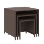 Stapelbare Tische 3 Stück synthetisches Rattan braun von vidaXL, Seitentische - Ref: Foro24-319413, Preis: 57,73 €, Rabatt: %